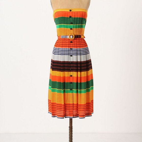 Plenty by Tracy Reese Striped Dress from Anthropologie sz 8 - Picture 1 of 6